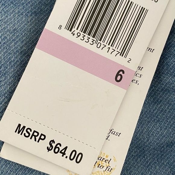 SEVEN7 Sz 6 Denim Jeans Ankle Straight - Picture 11 of 11